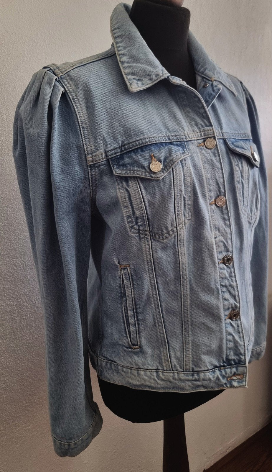 Scotch & Soda Amsterdams Blauw Denim Jas L Uniek Design, Kleding | Dames, Jassen | Zomer, Blauw, Maat 42/44 (L), Scotch & Soda