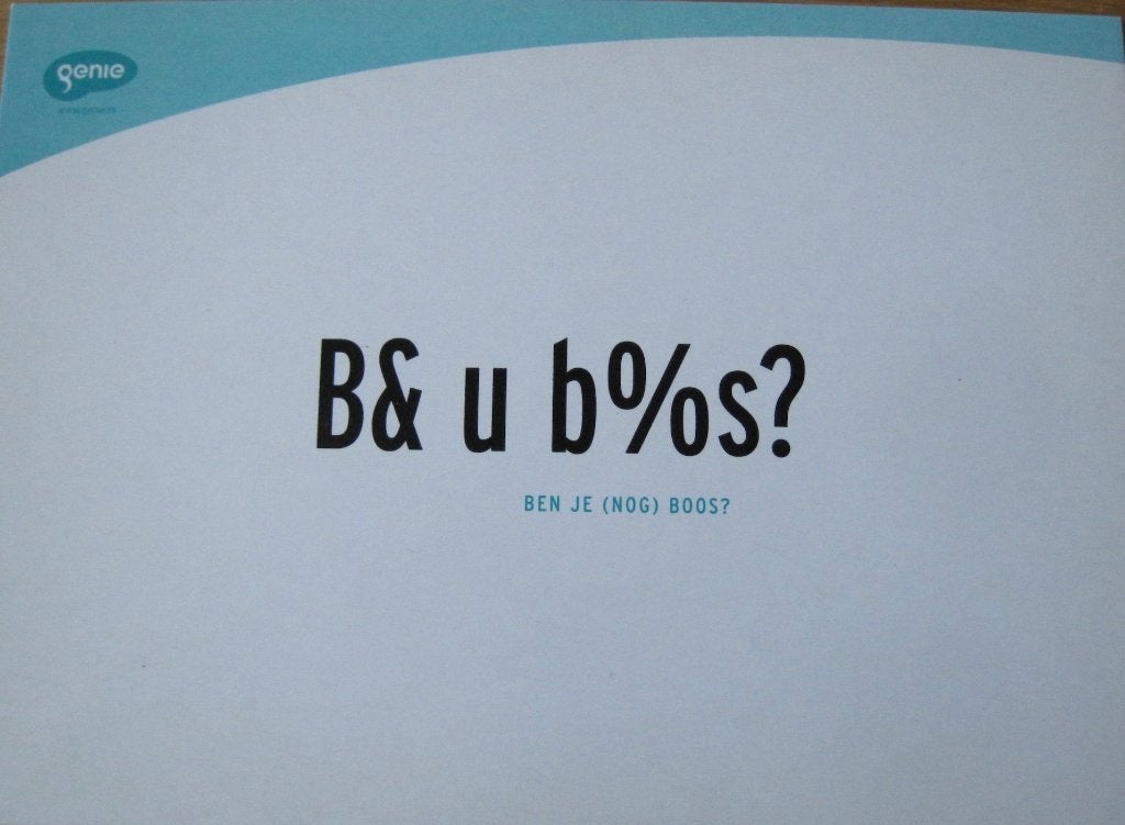 Boomerang - Bent u boos?    p25-00 - nieuw, Verzenden, 1980 tot heden, Ongelopen, Overige thema's