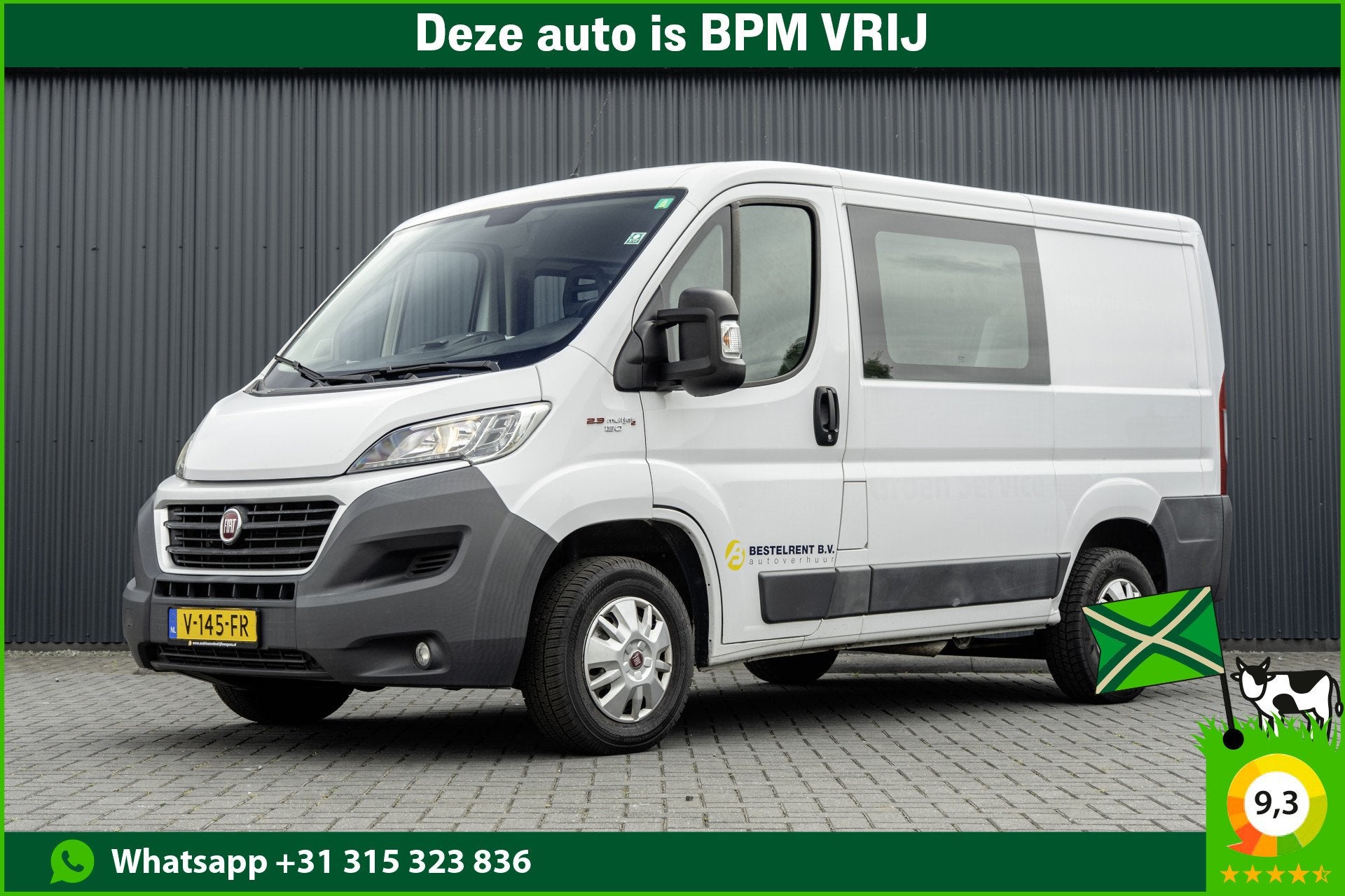 Fiat Ducato 2.3 MultiJet | DC 7-Zits | Camera | Navi | Clima, Voorwielaandrijving, Stof, Gebruikt, Met garantie (alle)