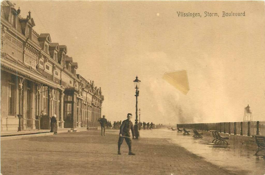 381-251-013 Vlissingen Boulevard, Verzenden, Voor 1920, Zeeland