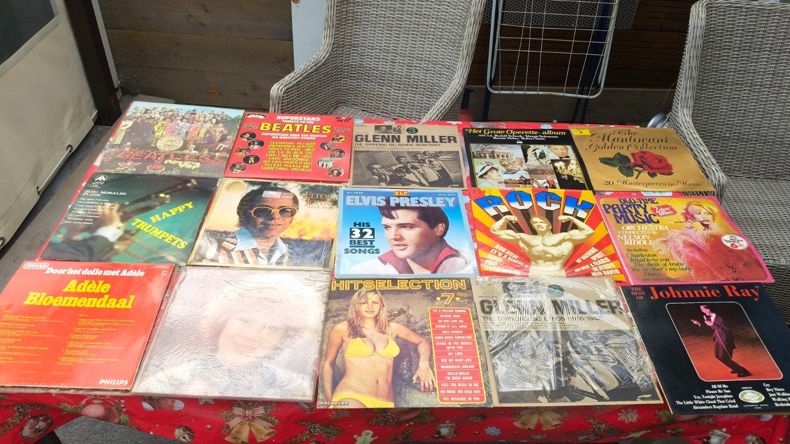 Diverse LP's en singles - Grote collectie platen, LP, Gebruikt, Overige genres, Ophalen of Verzenden