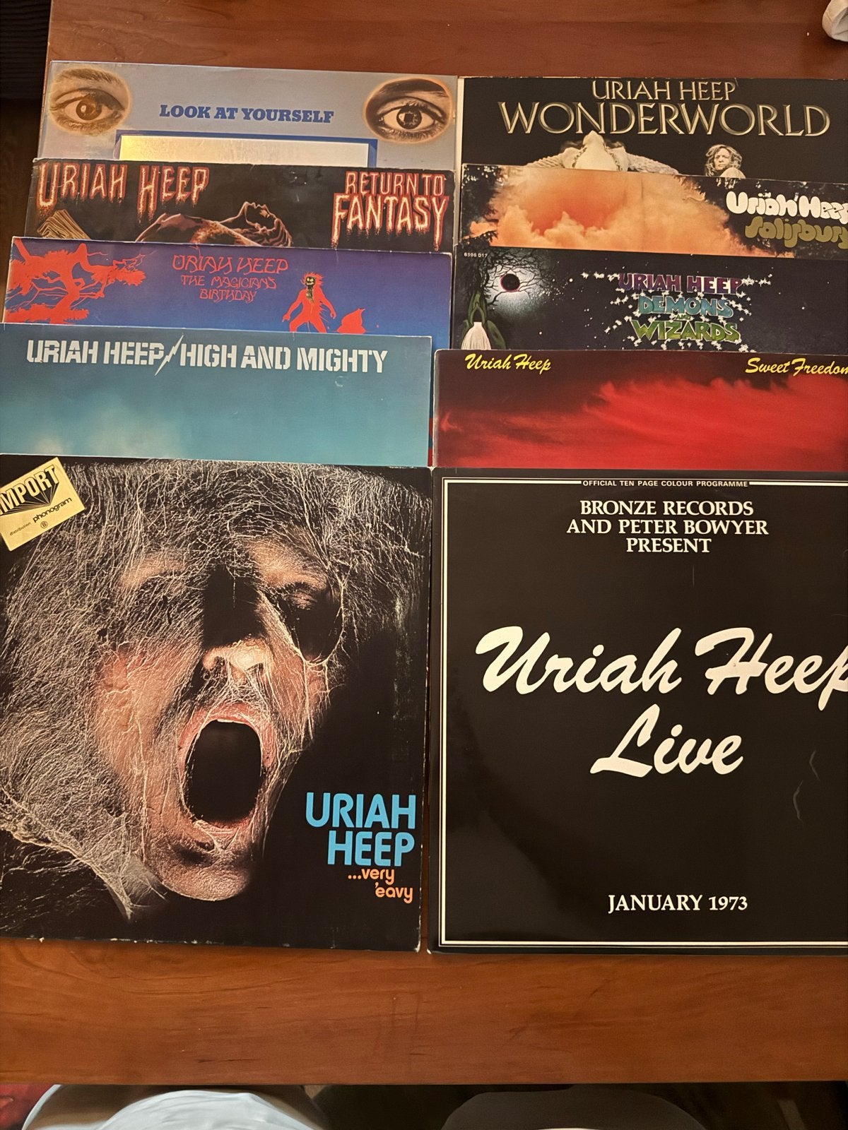 Uriah Heep LP Collectie - Diverse Albums, LP, Originele persing, Ophalen of Verzenden, 12 inch