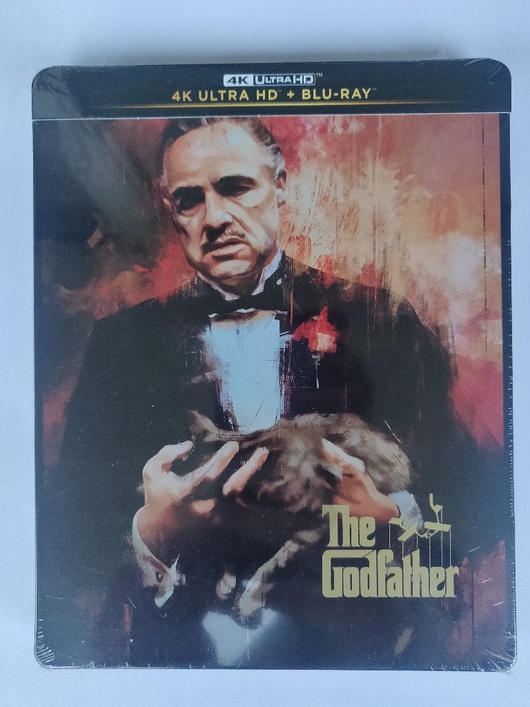 The Godfather Marlon Brando STEELBOOK 4K UHD Blu-ray SEAL, Cd's en Dvd's, Ophalen, Nieuw in verpakking, Film, 4K Ultra HD Blu-ray
