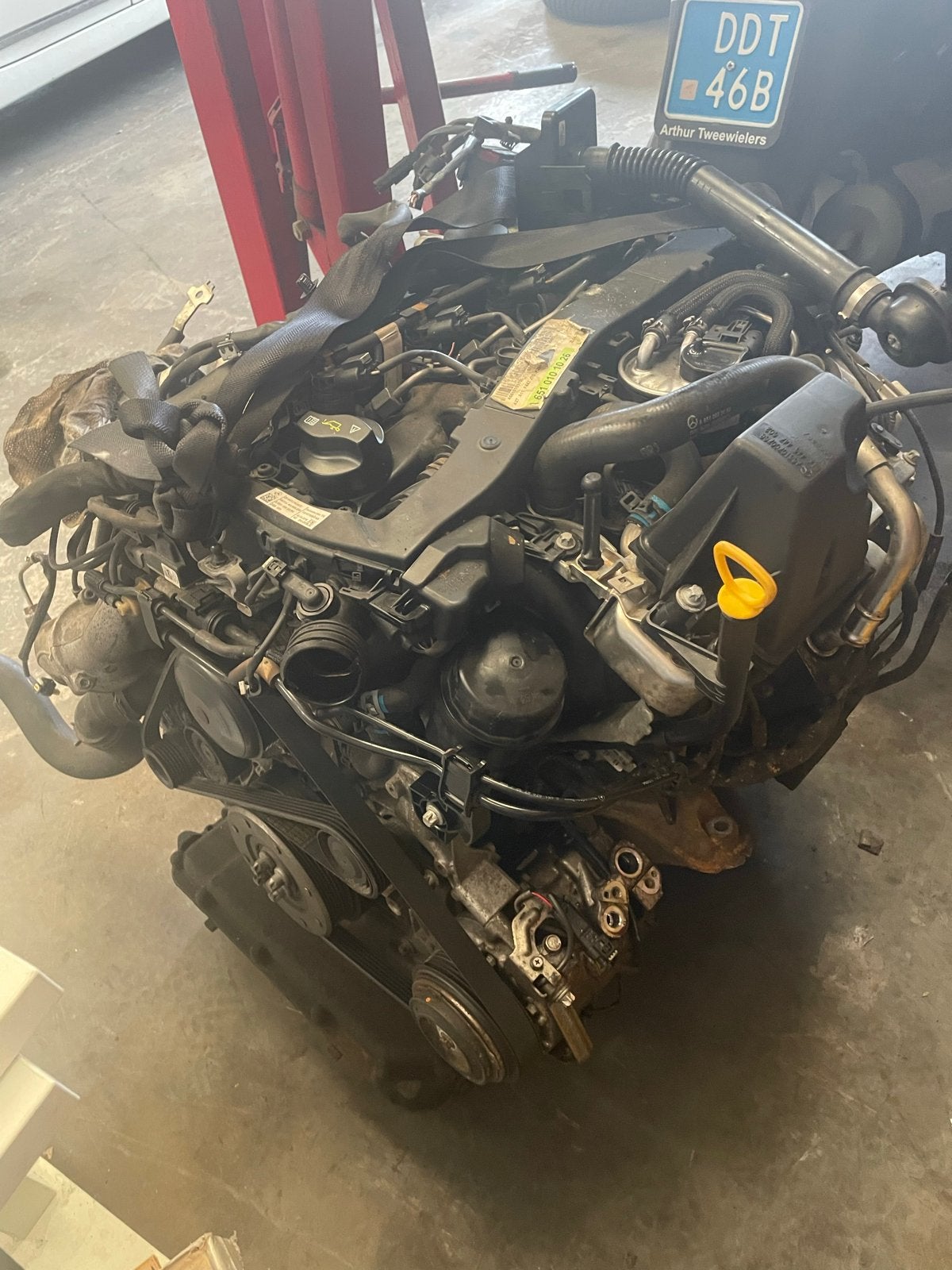 Mercedes-Benz Vito W447 Motor 651950 met tik (2018), Ophalen, Gebruikt, Mercedes-Benz