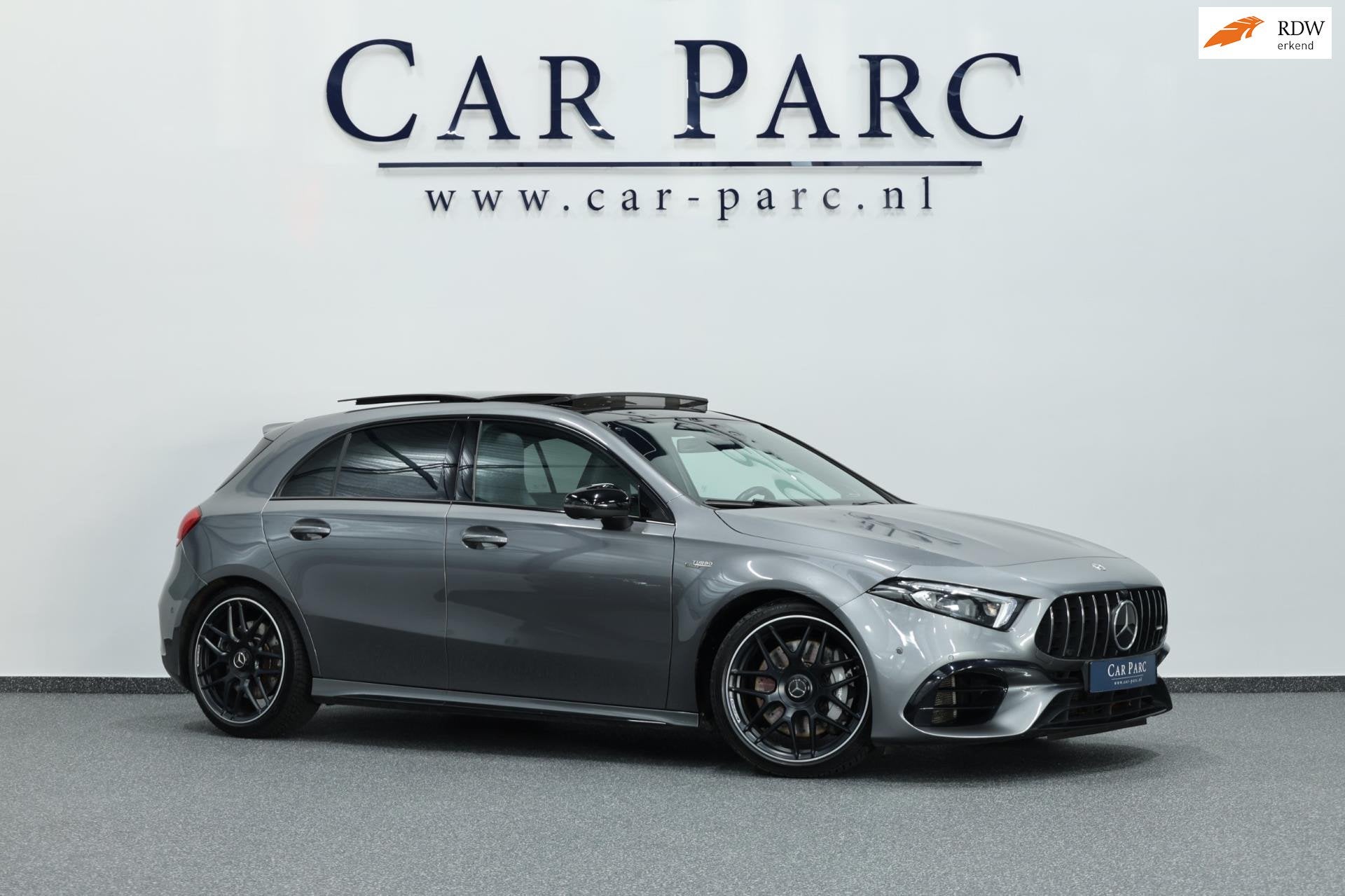 Mercedes-Benz A-klasse AMG 45 4MATIC+ MULTIBEAM/VIRTUAL/SFEE, Auto's, Automaat, Dealer onderhouden, Gebruikt, 4 cilinders