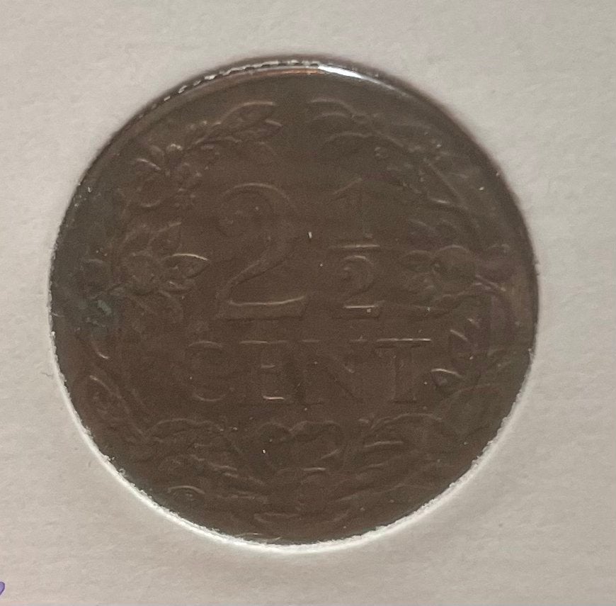 2,5 cent Nederland 1941, Ophalen of Verzenden, Koningin Wilhelmina