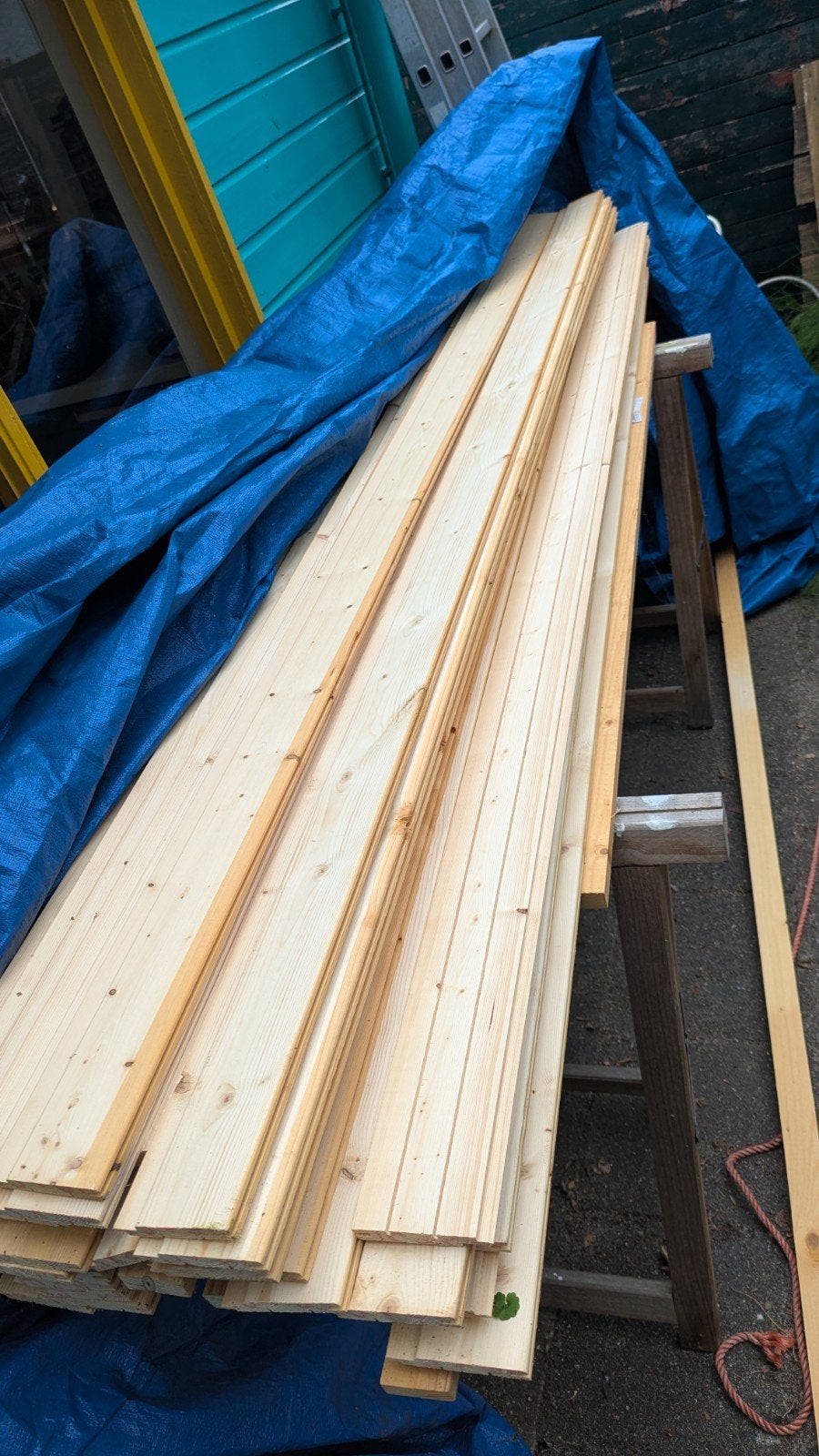 Vuren schrootjes 1,4x9,5x210 cm - 40 stuks, Ophalen, Minder dan 25 mm, Plank, Minder dan 200 cm