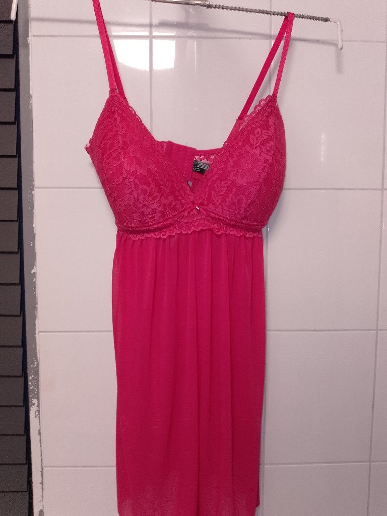 Zeeman Voorgevormde Babydoll Roze Kant - Maat 85D, Zeeman, Ophalen of Verzenden, Roze, Overige typen