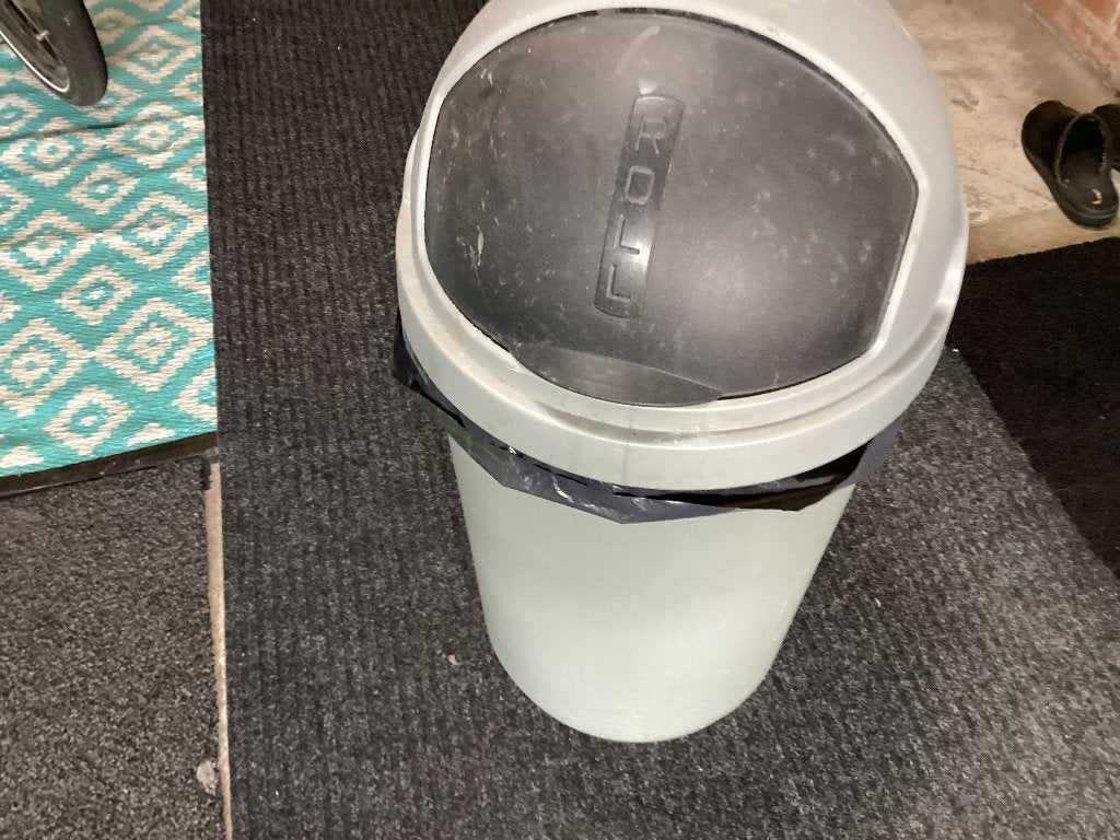Vuilnisemmer, Ophalen, Kunststof, Gebruikt, 40 liter of meer