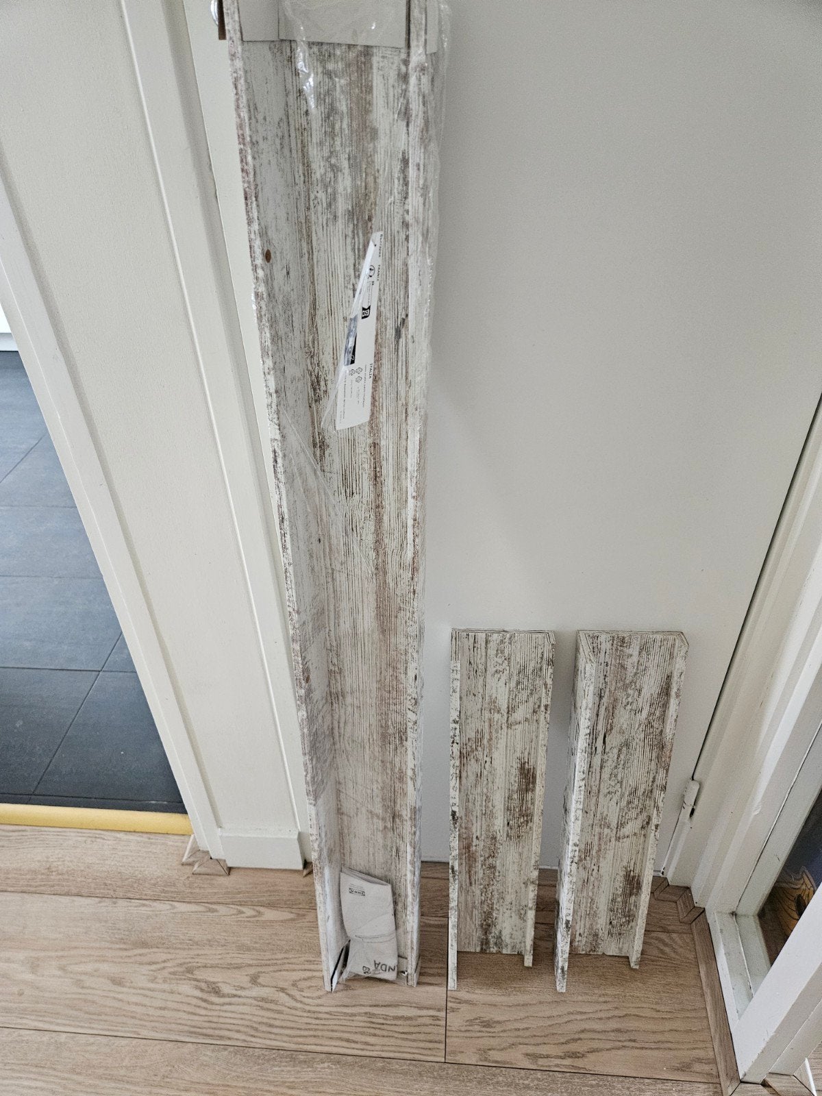 IKEA BERGSHULT / GRANHULT plank, wit, Ophalen, Nieuw