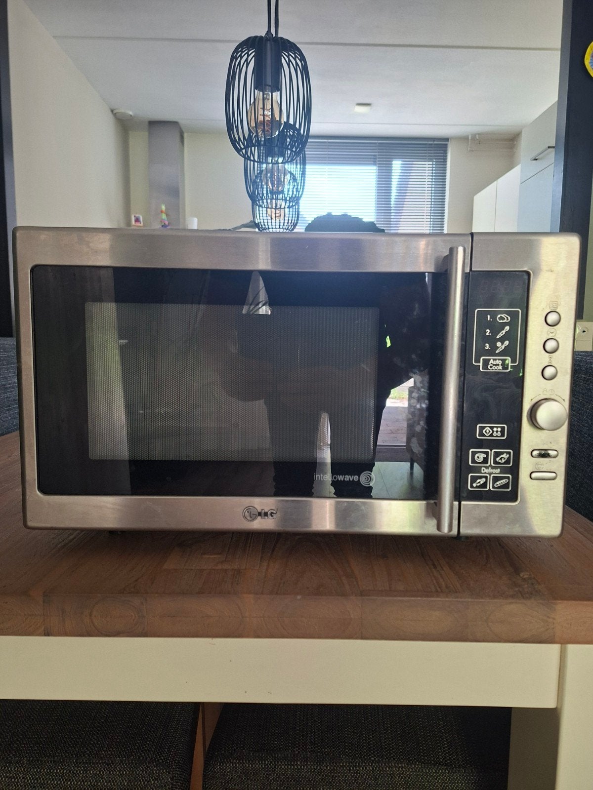 LG MS-257EL Magnetron - Zilverkleurig, 900W, Gebruikt, Ophalen of Verzenden, Magnetron, Draaiplateau