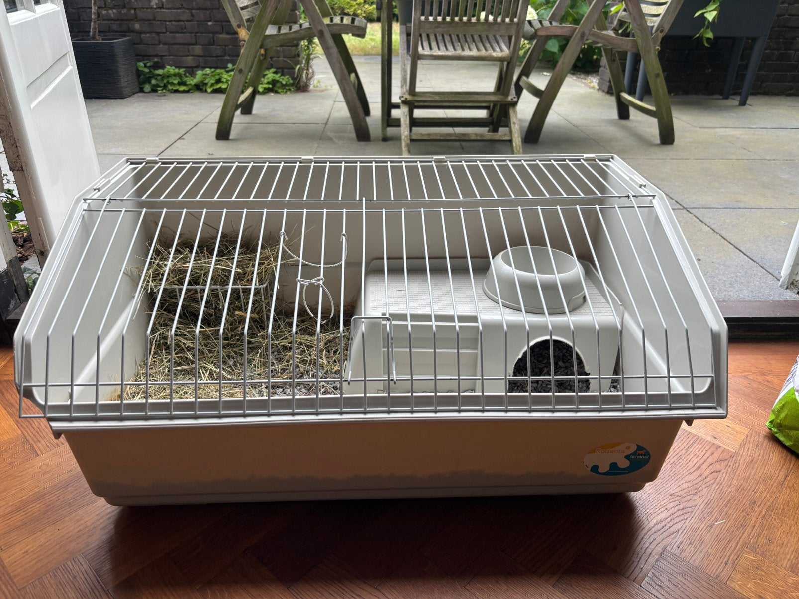 Cavia kooi 47 x 77cm, Dieren en Toebehoren, Knaagdieren en Konijnen | Hokken en Kooien, Kooi, Zo goed als nieuw, 75 tot 110 cm