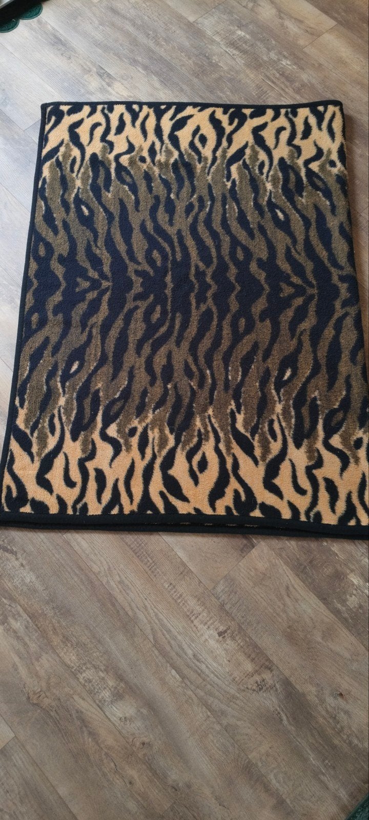 Deken met panterprint., Ophalen of Verzenden, Eenpersoons, Deken of Dekbed