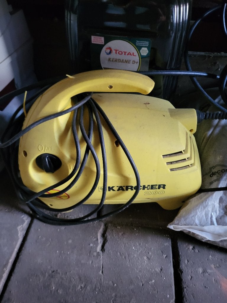 Kärcher 200 hogedrukreiniger met terrasreiniger, Ophalen, Gebruikt, Met autostop en -start, Kärcher