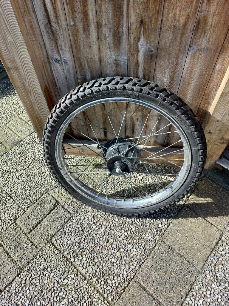 Voorwiel 21 inch met nieuwe Heidenau band, Ophalen of Verzenden
