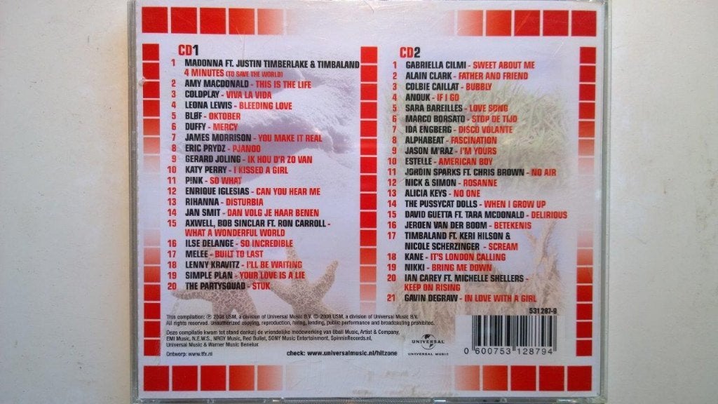 Hitzone Best Of 2008, Ophalen of Verzenden, Zo goed als nieuw, Pop