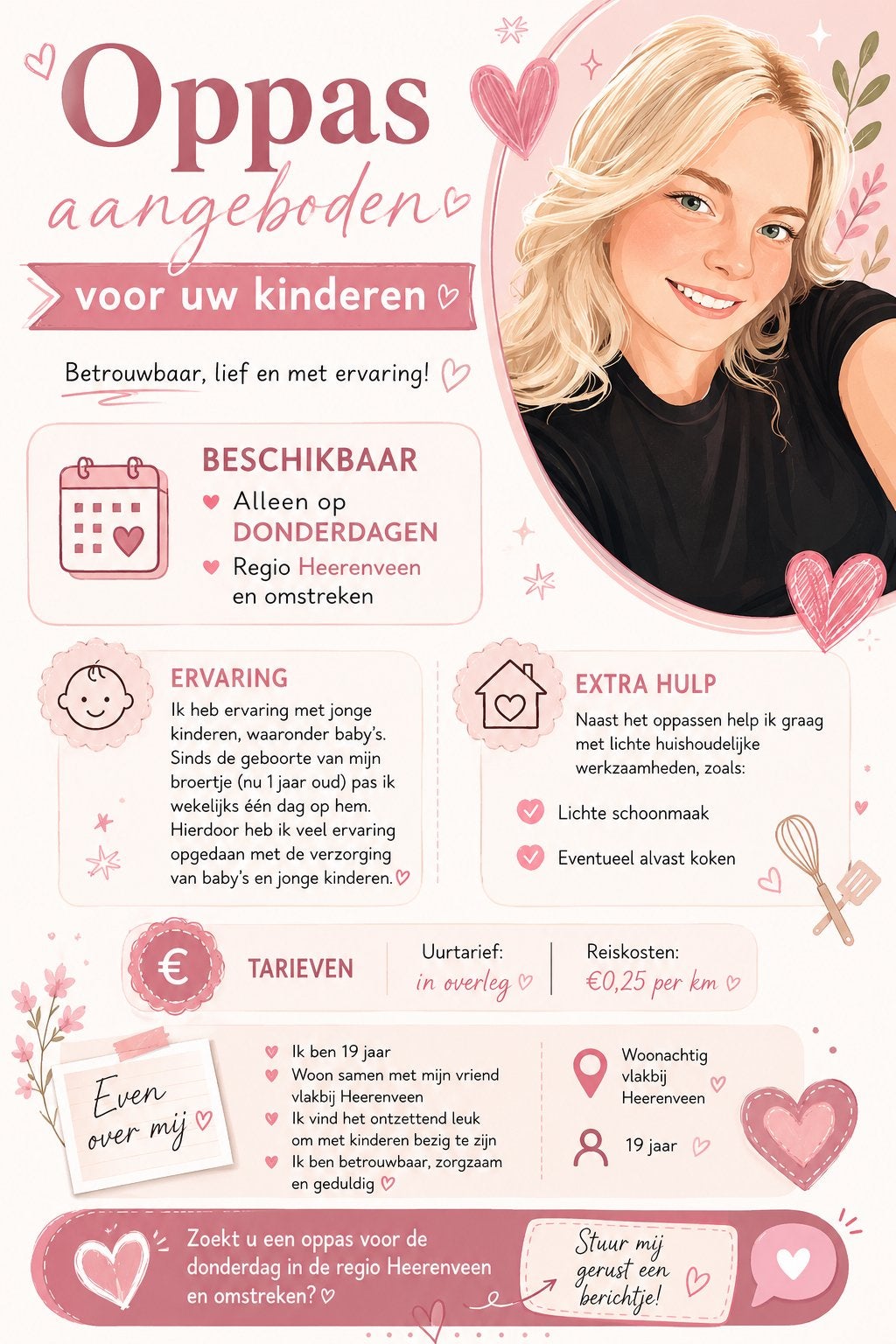 Oppas aangeboden, Vacatures, Overige niveaus, Vanaf 1 jaar, Overige vormen