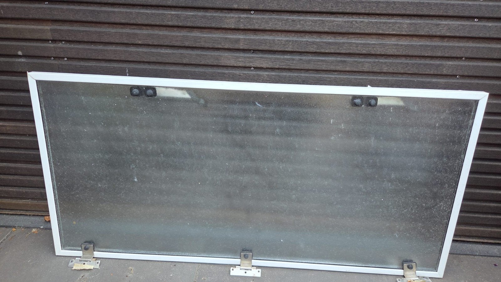 Gekrakeleerd glas doucheraam - 110,2 x 52 cm, Doe-het-zelf en Verbouw, Glas en Ramen, Ophalen, Minder dan 80 cm