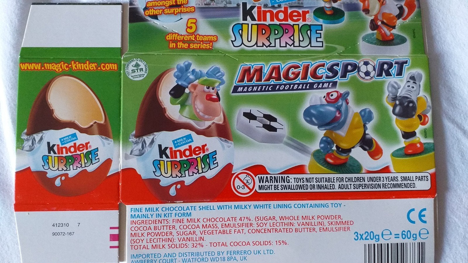 Kinder Surprise doosjes- Diverse Thema's (leeg), Verzamelen, Ophalen of Verzenden