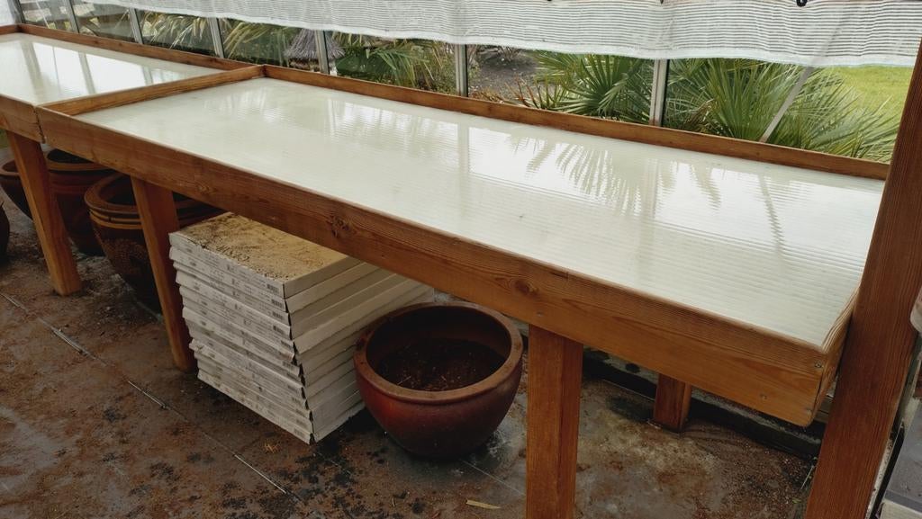 Kweektafel , pot tafel , Plantentafel, Tuin en Terras, Kassen, Ophalen, Polycarbonaat, Overige materialen