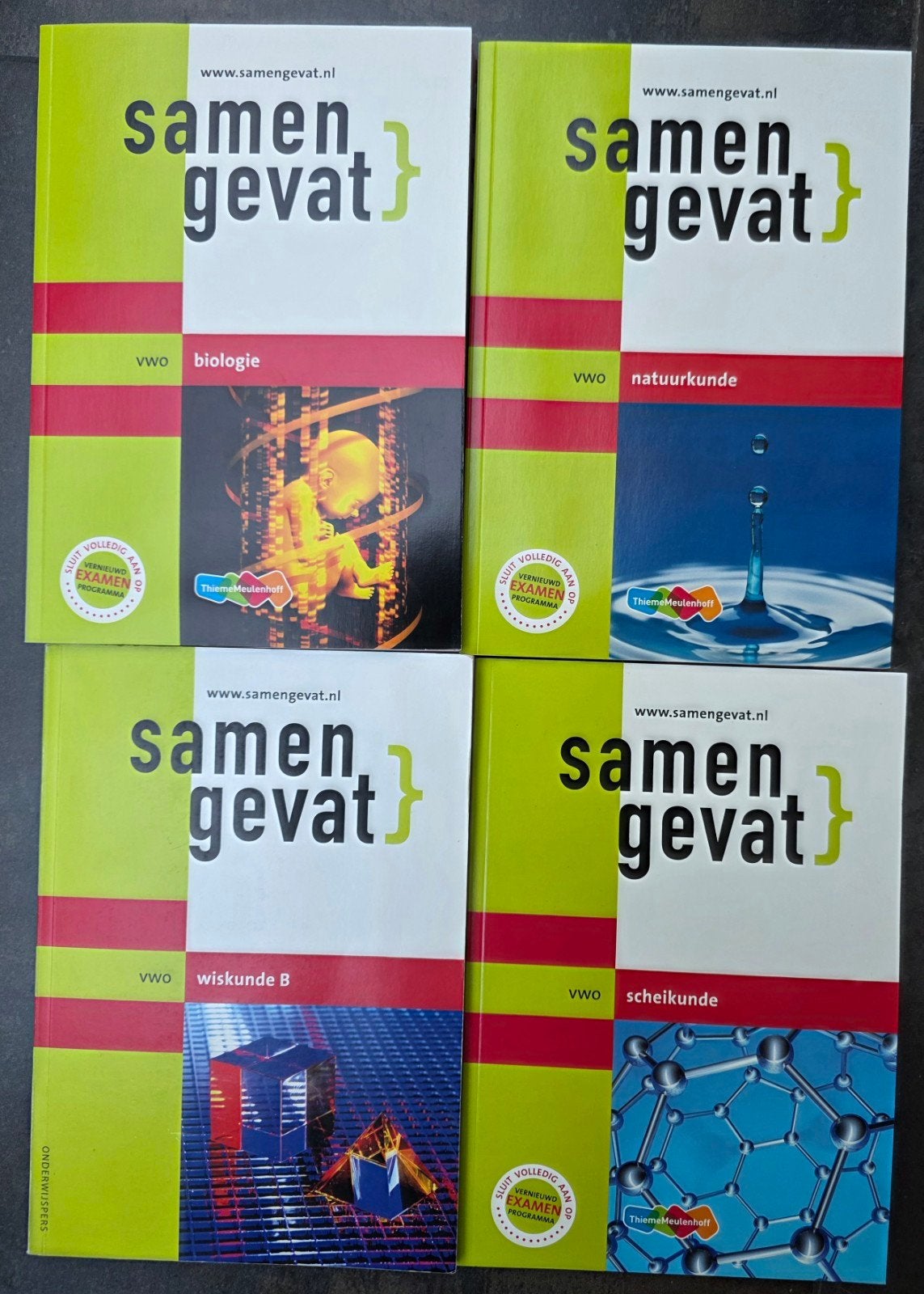 Samengevat VWO Biologie, Natuurkunde, Wiskunde B, Scheikunde, Ophalen of Verzenden, Zo goed als nieuw, VWO, Biologie