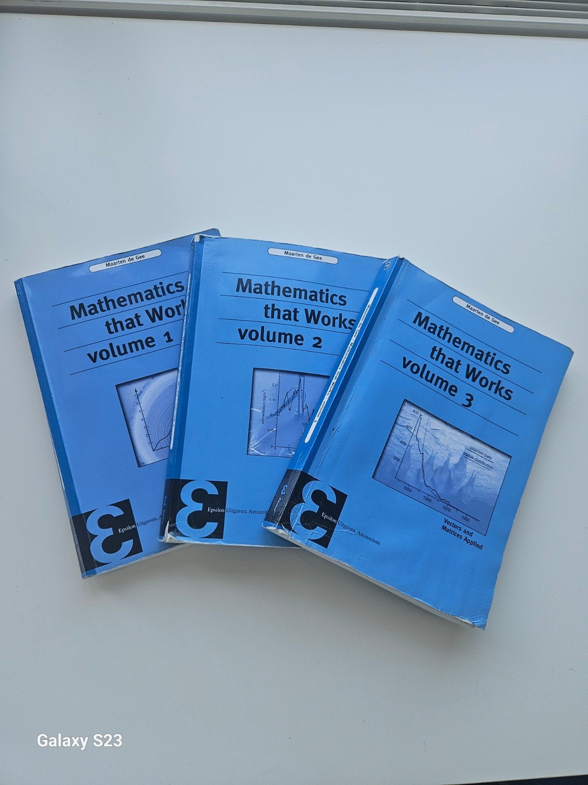 Mathematics that Works - Volumes 1, 2 en 3, Boeken, Studieboeken en Cursussen, Zo goed als nieuw, HBO, Ophalen of Verzenden, Maarten de Gee