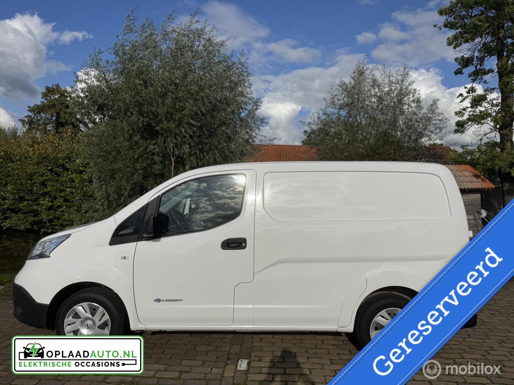 Nissan e-NV200 bestel Optima 40 kWh | Snellader | Airco, Gebruikt, Elektrische ramen, Met garantie (alle), Wit