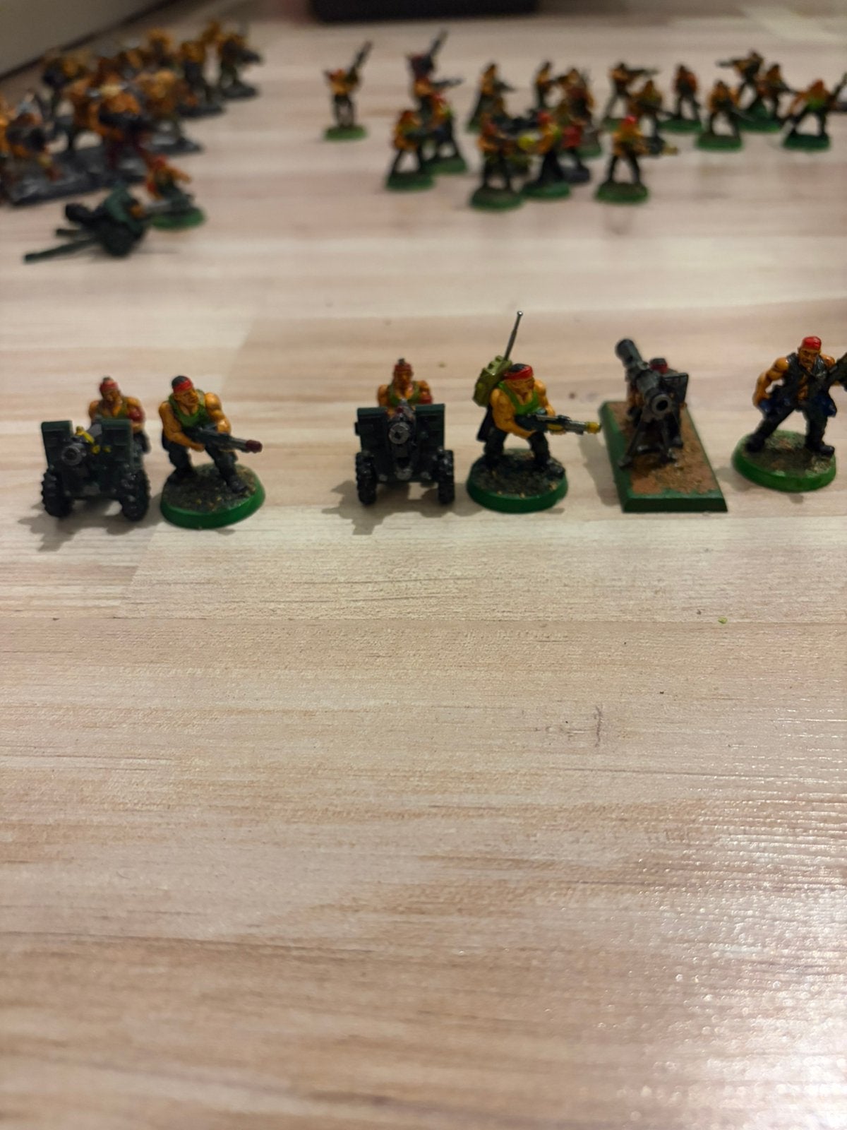 Warhammer 40k astra militarum metalen catachan heavy weapons, Figuurtje(s), Ophalen of Verzenden, Geverfd, Warhammer 40000