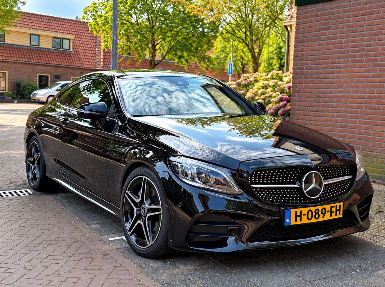 Mercedes-Benz C-Klasse C300 258pk 9G-TRONIC 2018 Zwart, Auto's, Automaat, Achterwielaandrijving, 1800 kg, 4 cilinders