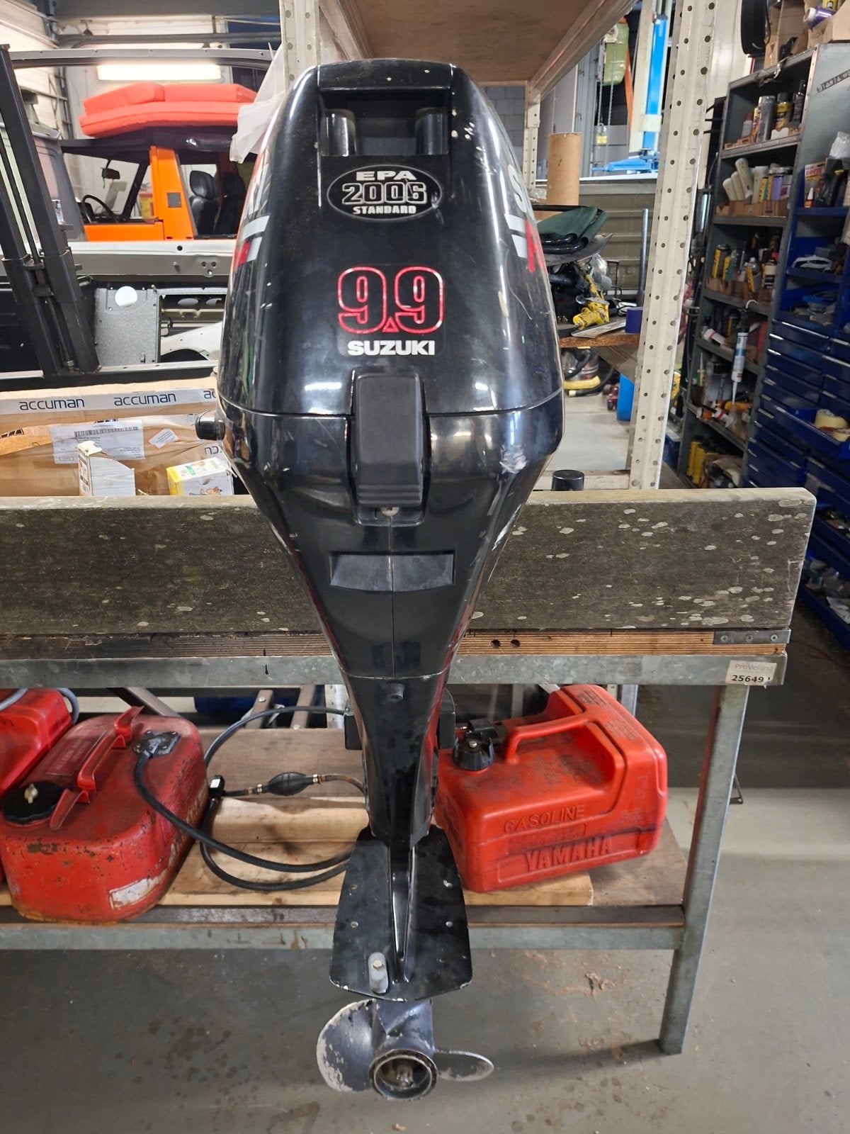 Suzuki Four Stroke 9.9 PK Buitenboordmotor, Ophalen, 5 tot 10 pk, Viertaktmotor, Onbekend