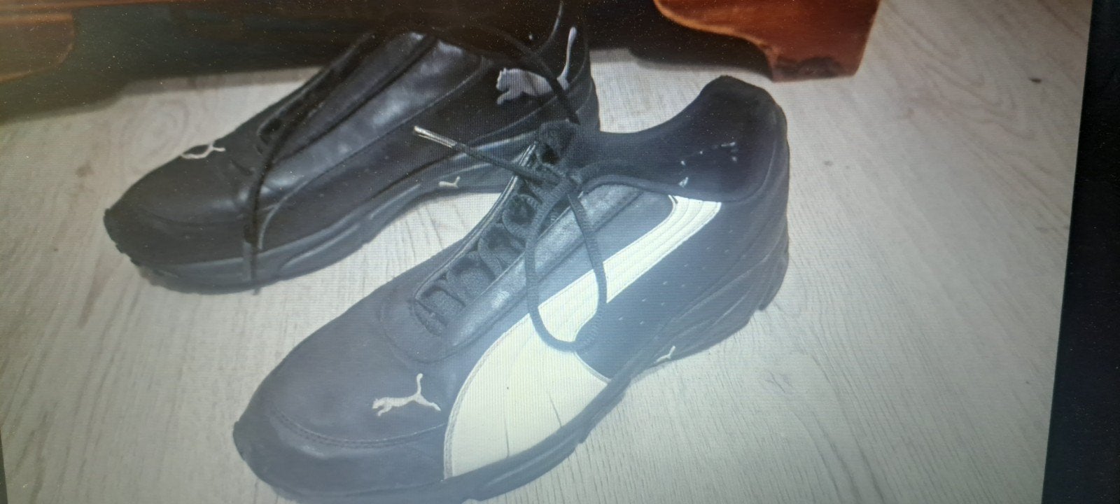 Puma sneakers zwart met wit - Maat 43, Kleding | Heren, Puma, Zwart, Nieuw, Ophalen of Verzenden