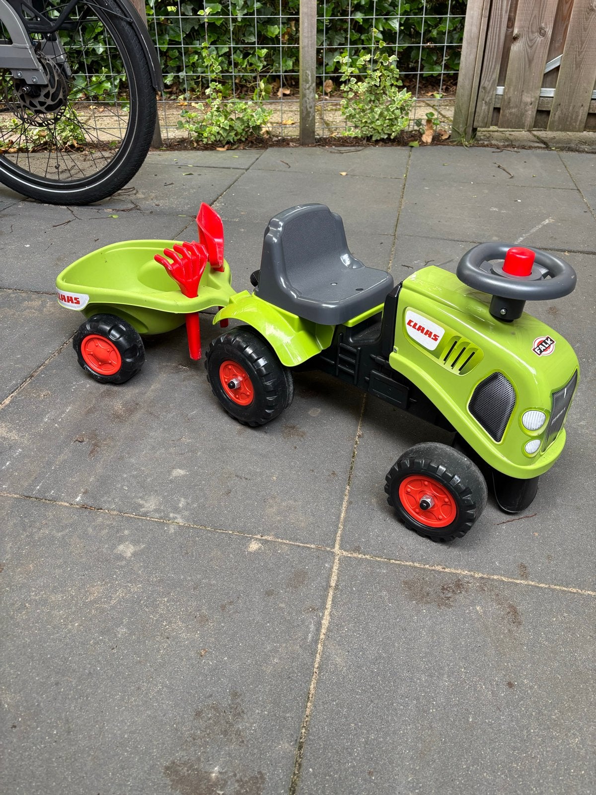 Claas looptractor met aanhanger, zithoogte 20cm, Ophalen, Nieuw