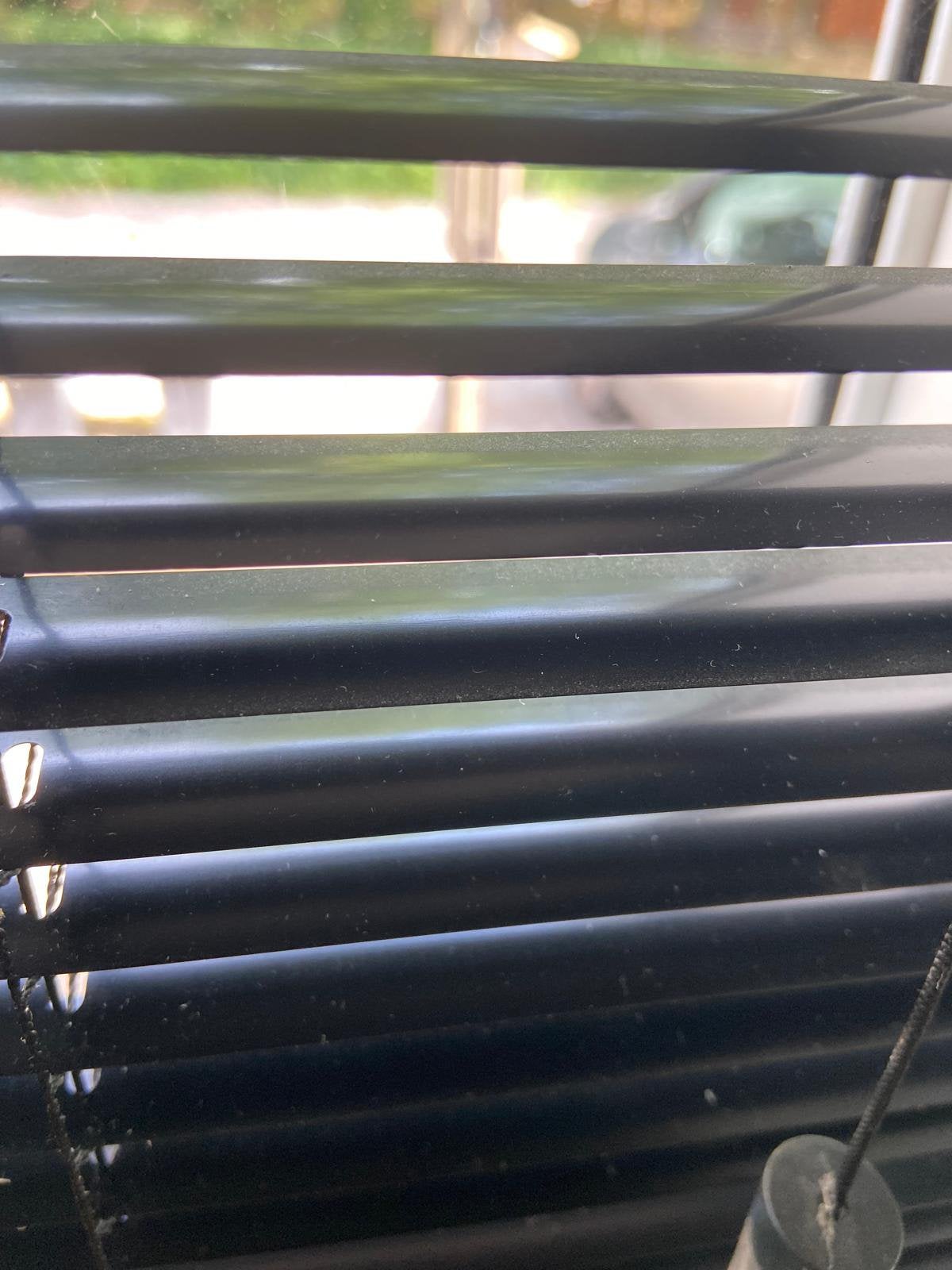 Luxaflex smalle lamellen aluminium zwart 119 x98, Ophalen, Gebruikt, Zwart, Metaal