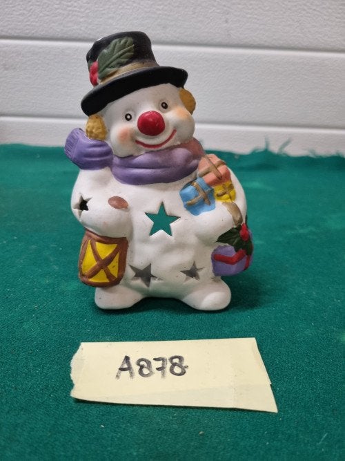waxine licht houder sneeuwman [a878], Ophalen of Verzenden, 'T Olde Gre-j, Info@toldegrej.nl, Endepoelstraat 20f Didam