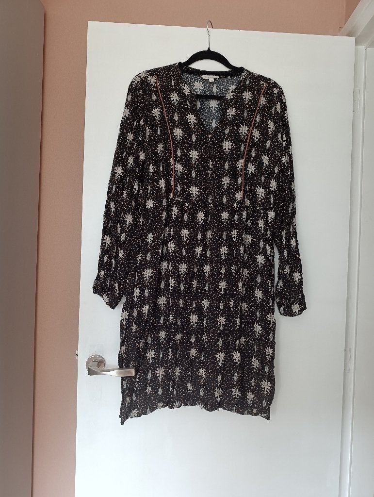 Zusss jurk maat XL 42/44, Kleding | Dames, Bruin, Maat 46/48 (XL) of groter, Ophalen of Verzenden, Zo goed als nieuw