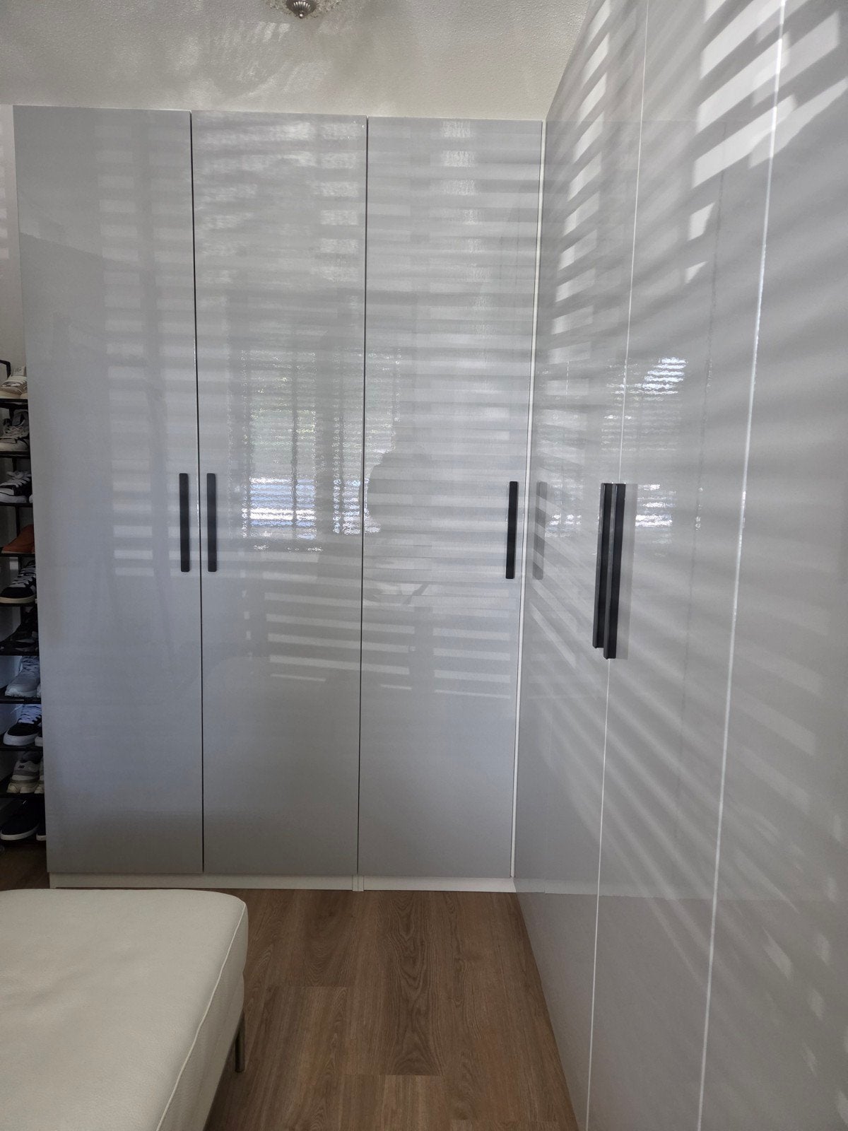 Ikea Pax Fardal deuren lichtgrijs 50x229cm 9x, Ophalen, 200 cm of meer, 50 tot 100 cm, Zo goed als nieuw