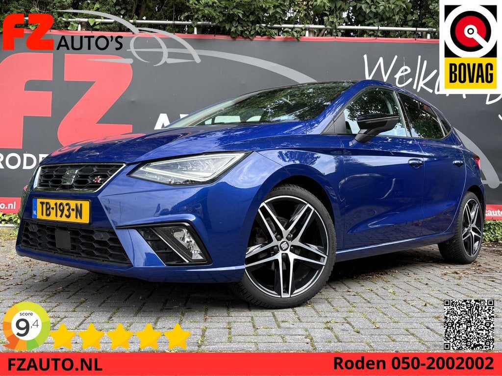 SEAT Ibiza 1.0 TSI FR Business Intense - Navigatie - Adaptie, Euro 6, 95 pk, Blauw, Ibiza