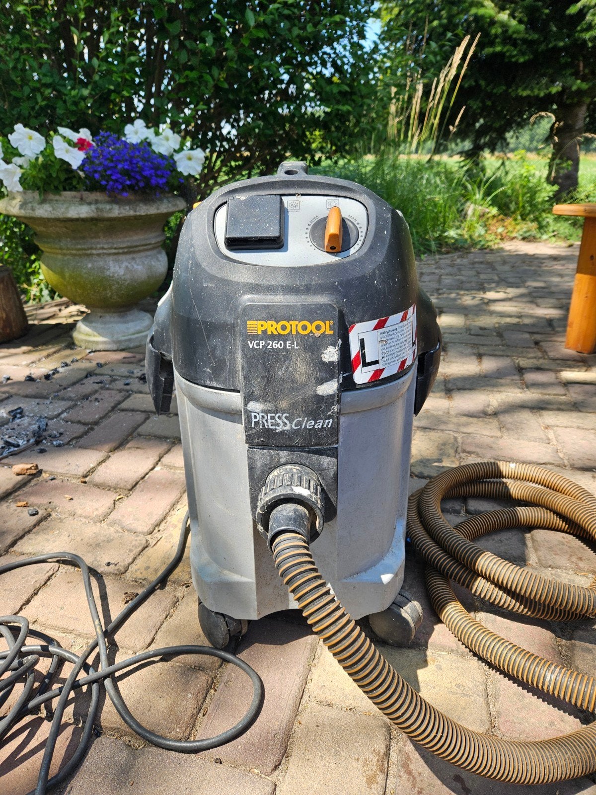 PROTOOL VCP 260 E-L Waterstofzuiger, Ophalen of Verzenden, Gebruikt, Waterstofzuiger