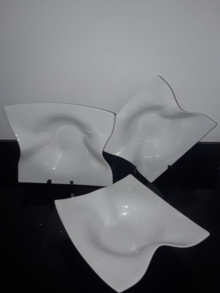 3 Villeroy en boch diepe borden New wave?, Verzenden, Zo goed als nieuw, Bord(en), Overige stijlen