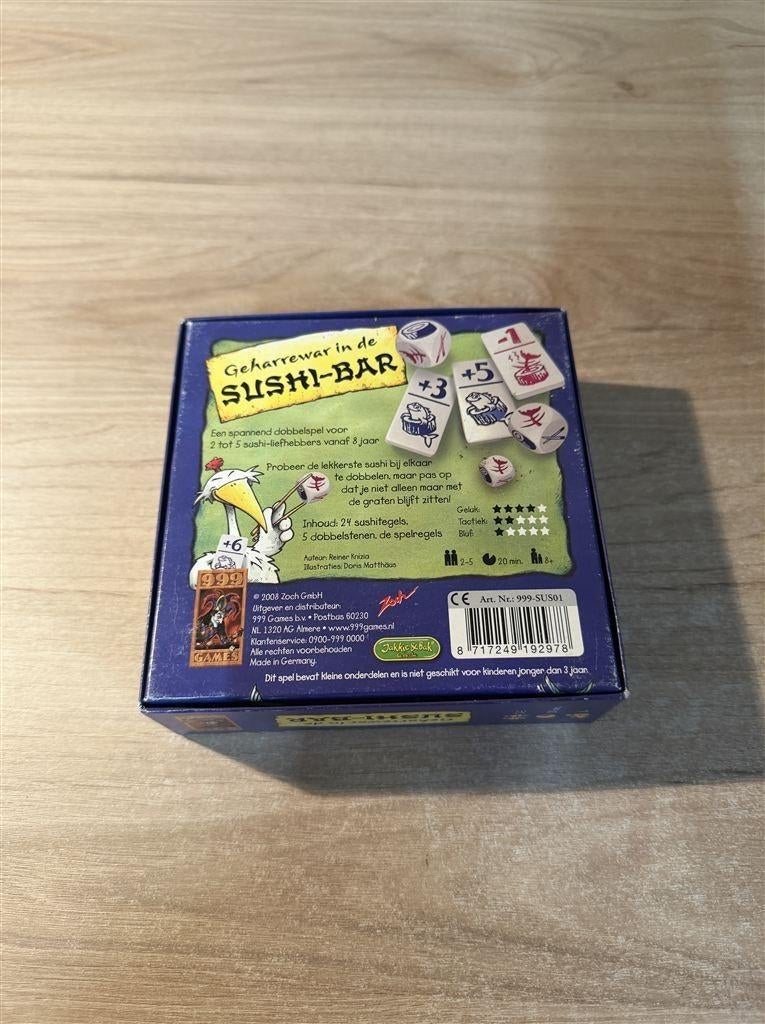 geharrewar in de Sushi-bar - 999 games - s6583, Verzenden, Zo goed als nieuw