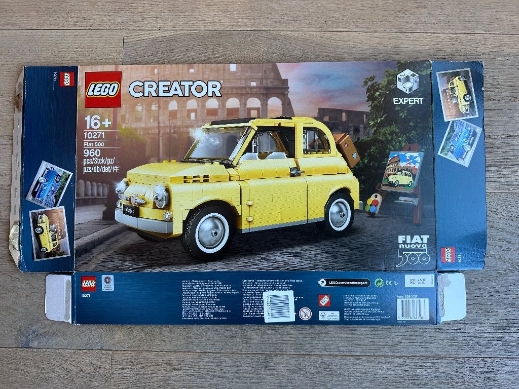 Lego creator 10271 FIAT 500, Ophalen, Lego, Zo goed als nieuw, Inclusief instructies