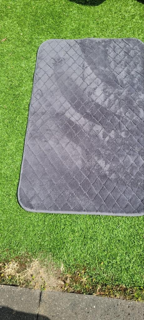 Optidee Nieuwe badmat 100x60 antraciet, Ophalen of Verzenden, Nieuw, Grijs