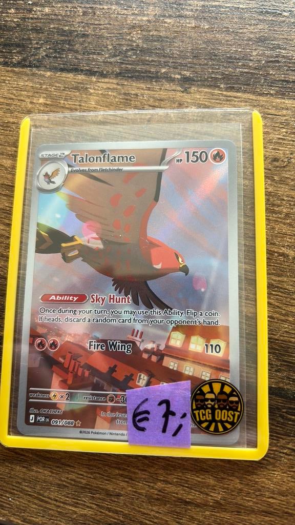 Por 091 talonflame, Ophalen of Verzenden, Nieuw, Losse kaart
