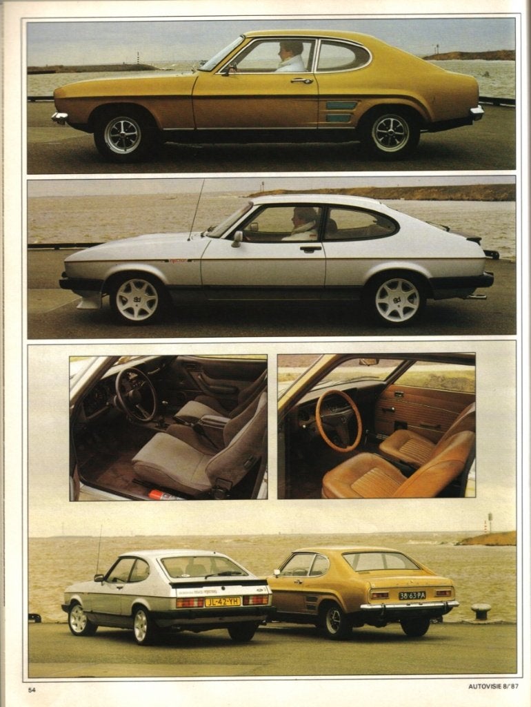 Autovisie Ford Capri Historie, Ophalen of Verzenden, Gelezen, Ford