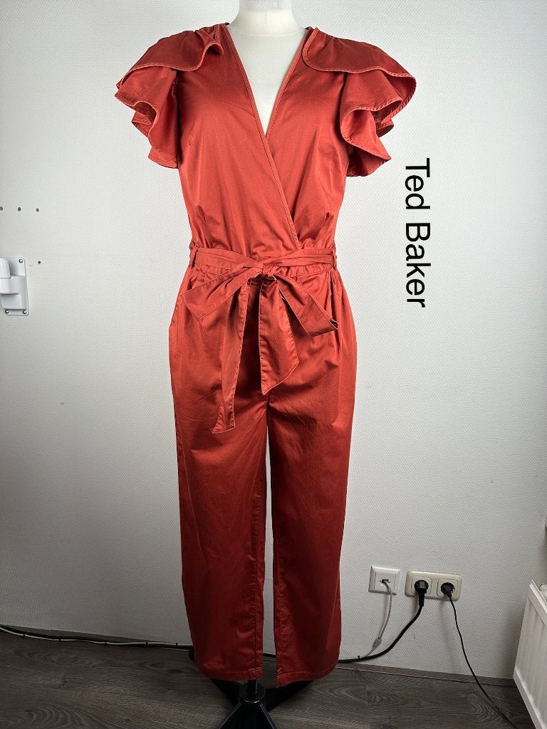 Ted Baker Jumpsuit  {mt: 42} 9214-14,1, Kleding | Dames, Jumpsuits, Maat 42/44 (L), Ted Baker, Ophalen of Verzenden, Zo goed als nieuw