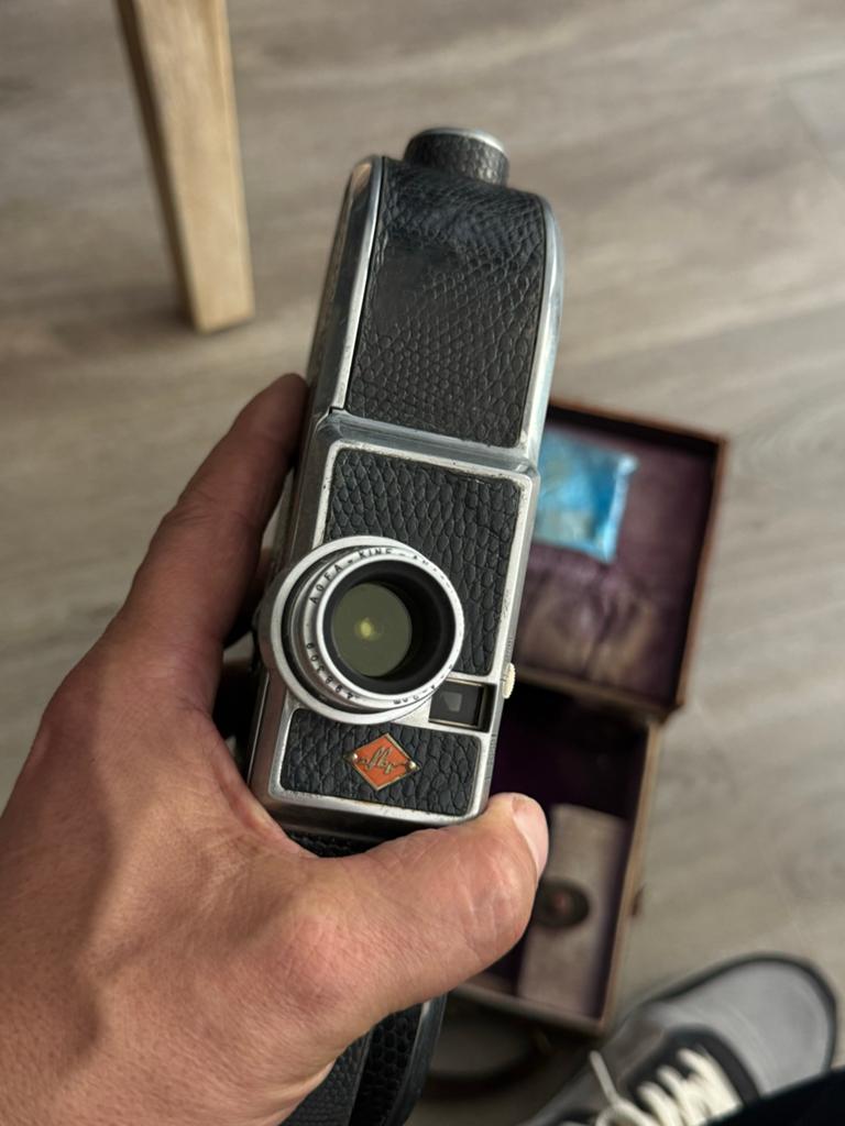 Agfa Movex 30 filmcamera in uitstekende staat met koffer, Ophalen of Verzenden, 8mm, Camera