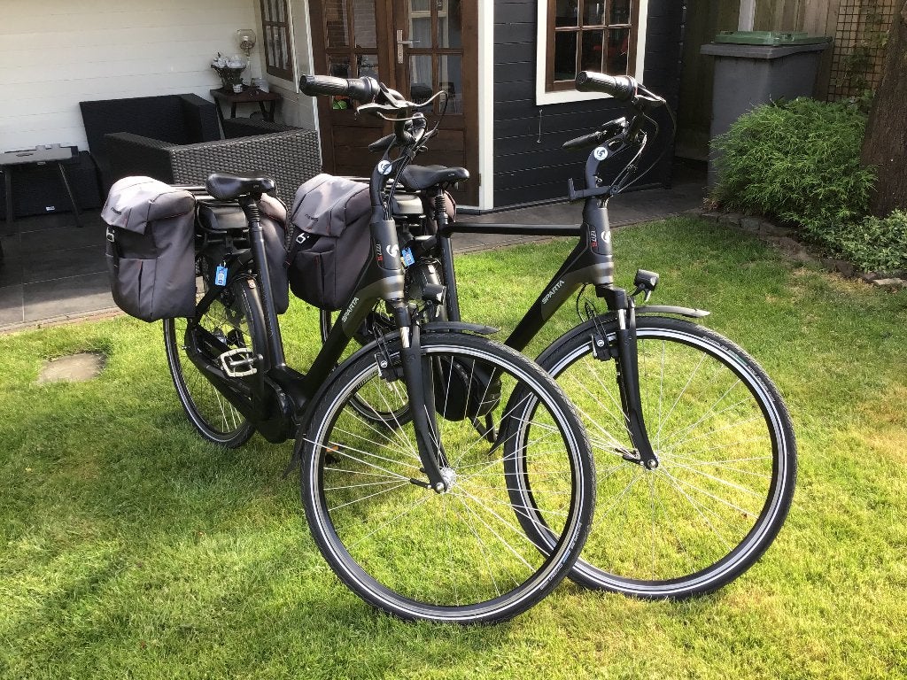 Te koop, twee mooie Mat Zwarte Sparta MB7 E bikes., Ophalen, Sparta, Zo goed als nieuw, 51 tot 55 cm