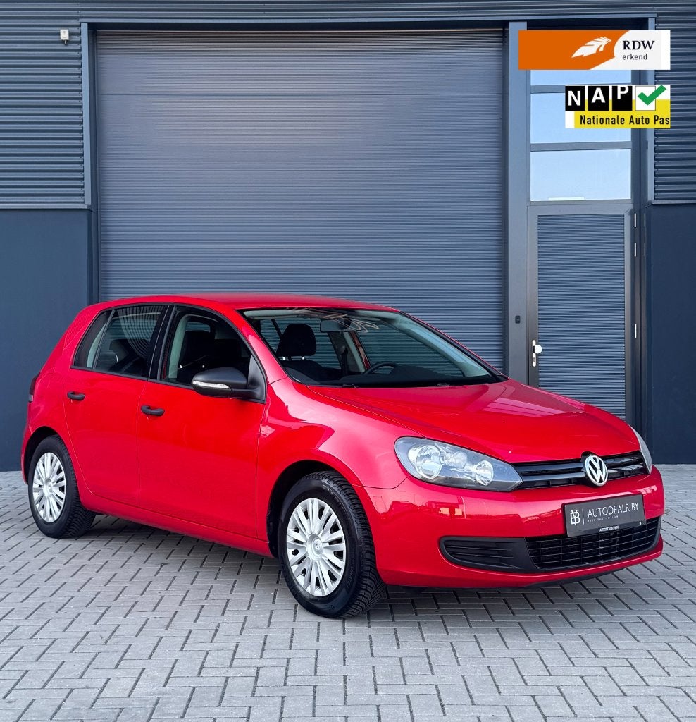 Volkswagen Golf 6 1.6 TDI BlueMotion/Distr. Vervangen/Trekhk, Voorwielaandrijving, Euro 5, Zwart, 4 cilinders