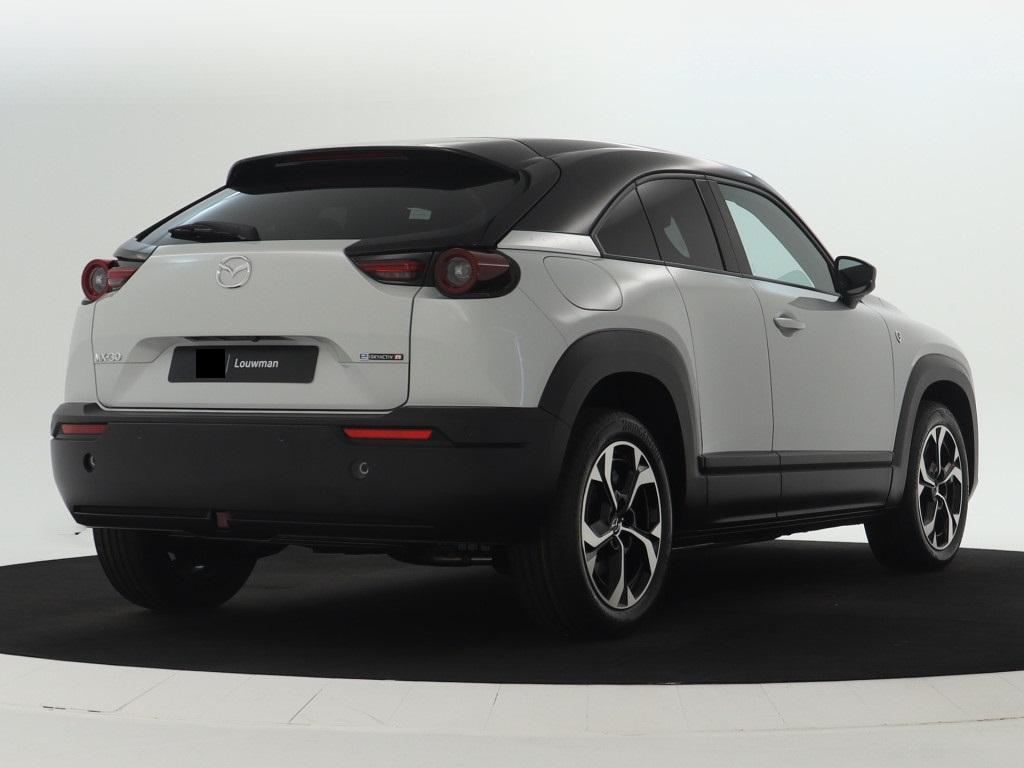 Mazda MX-30 e-SkyActiv R-EV 170 Exclusive-line | Voorraadvoo, 12 maanden, Leder en Stof, Wit, Bedrijf