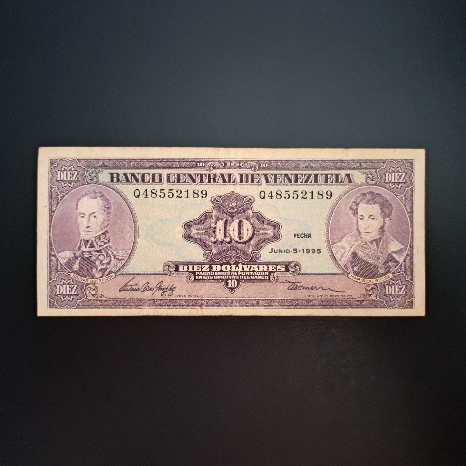 10 bolivar Venezuela #015, Ophalen of Verzenden, Zuid-Amerika, Los biljet